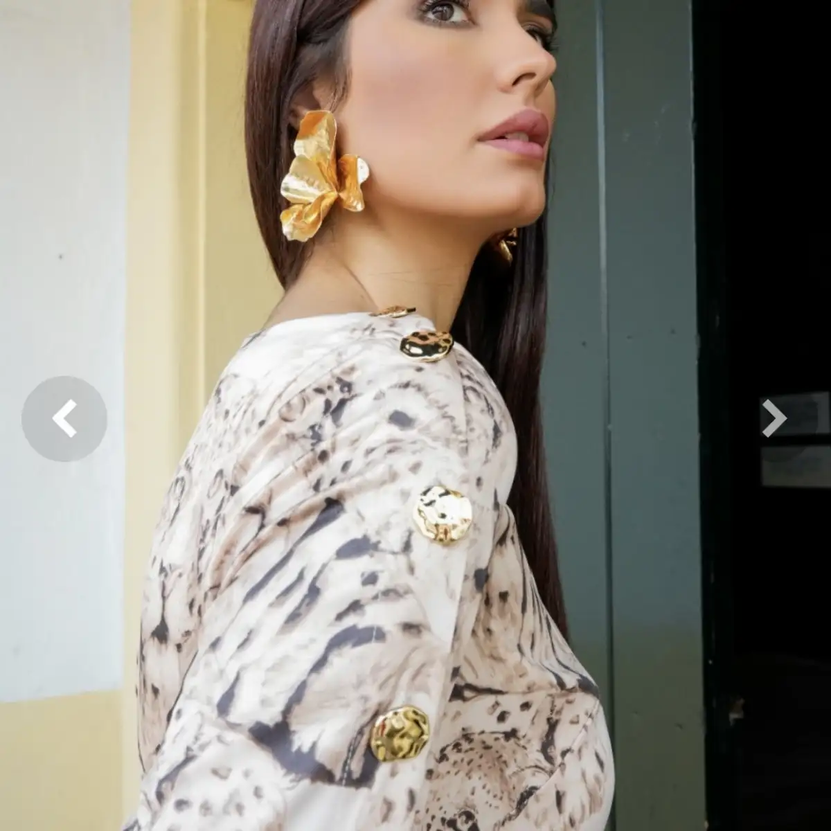 Robe chic imprimé tigré