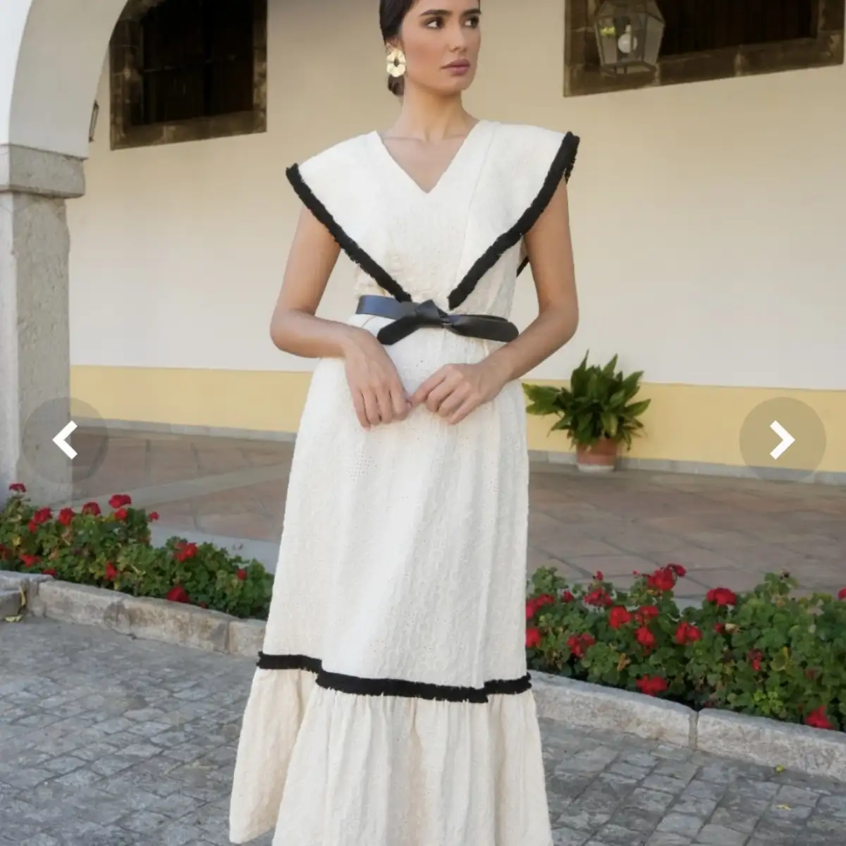Robe chic élégante cintré à la taille