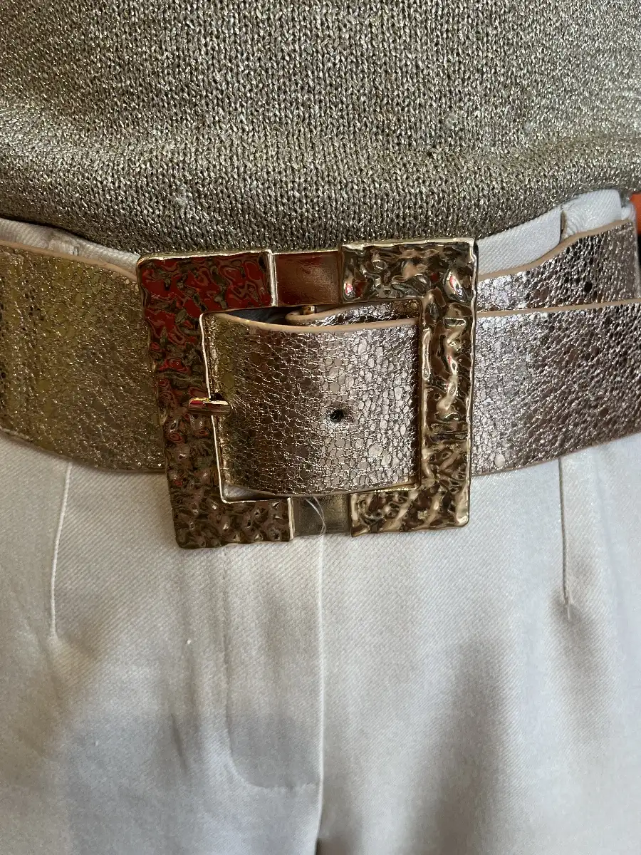 CEINTURE ROSE OR