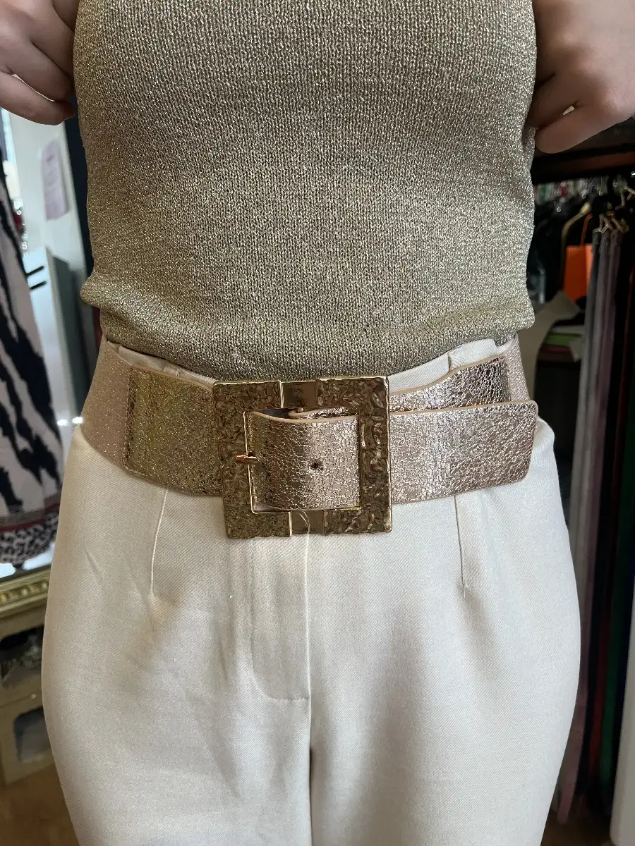 CEINTURE ROSE OR