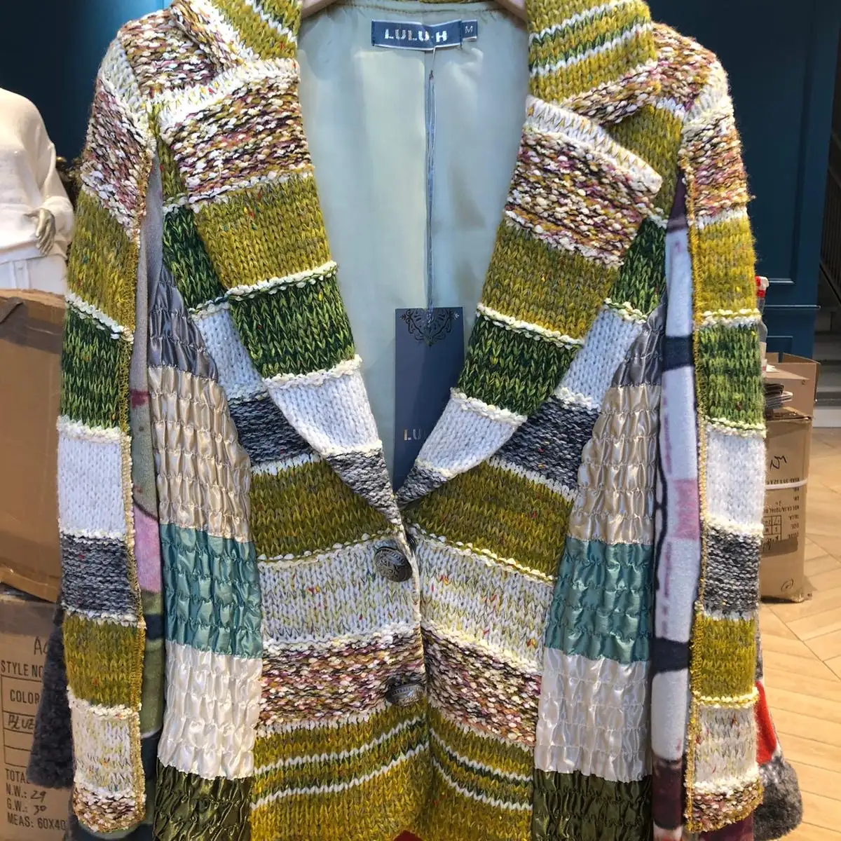 Veste lulu anis