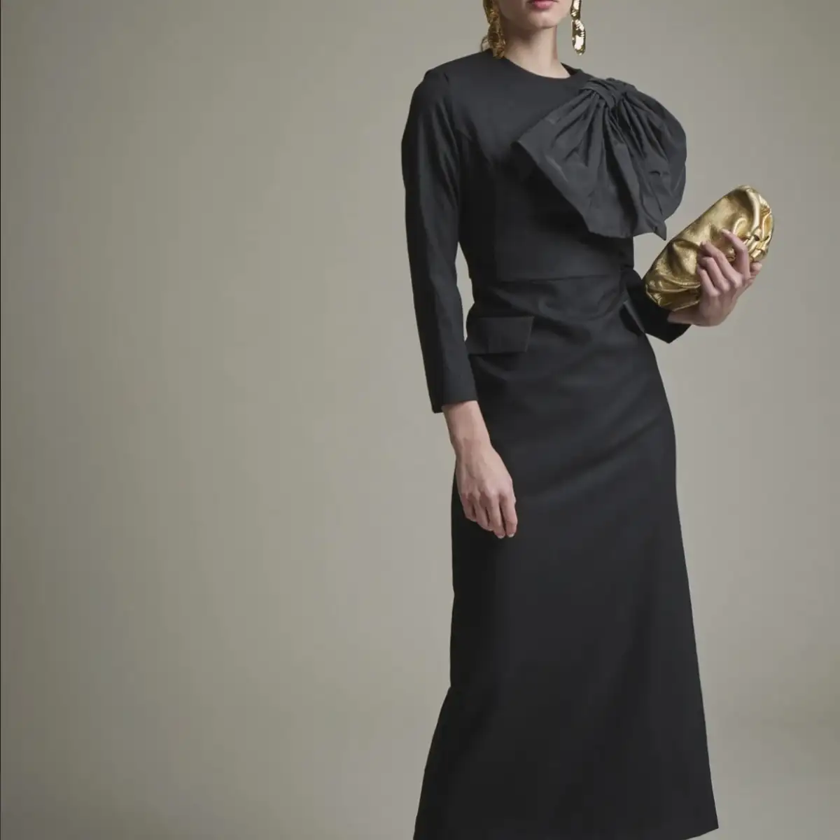 Robe longue noir