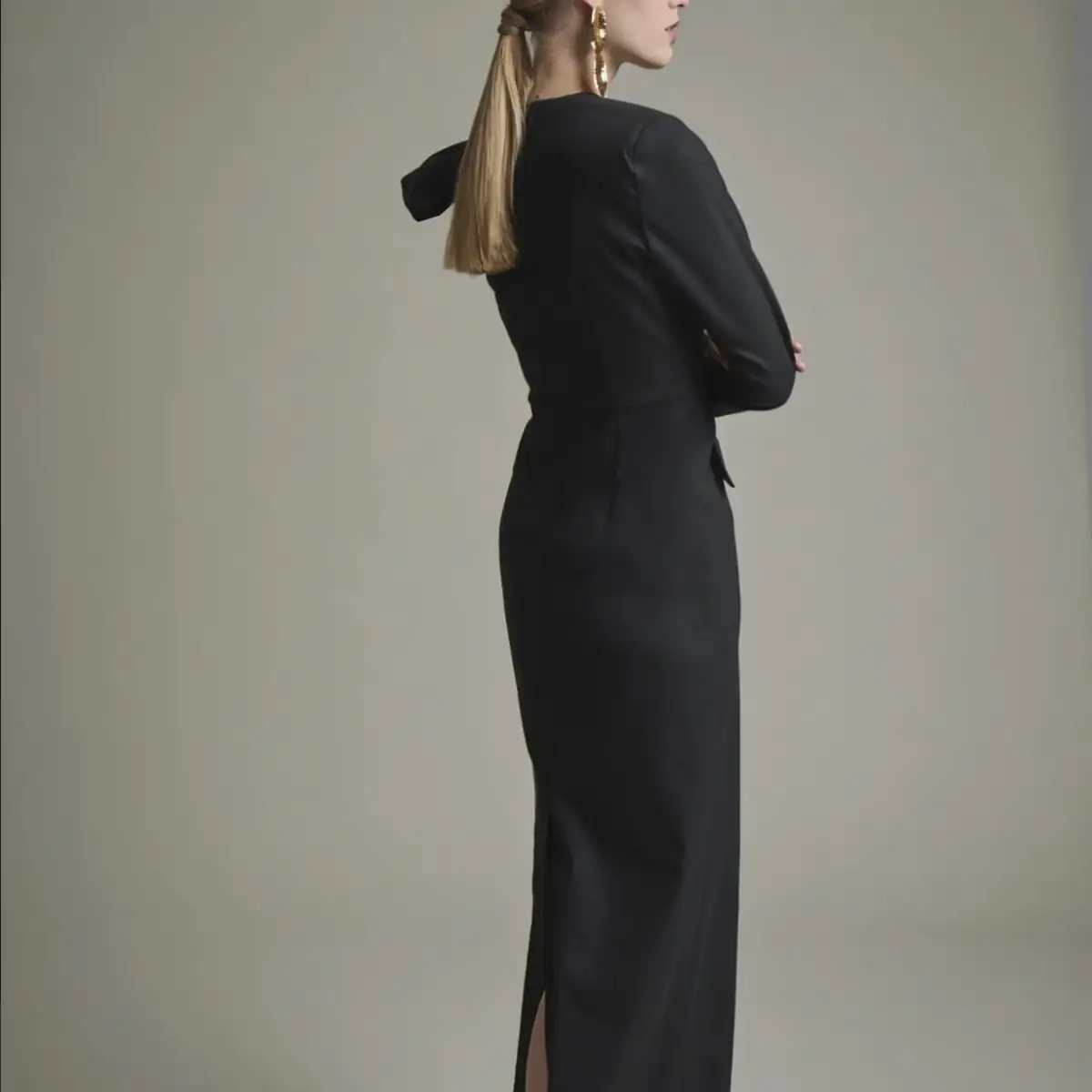 Robe longue noir
