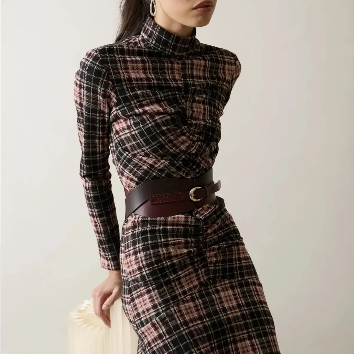 Robe carreau