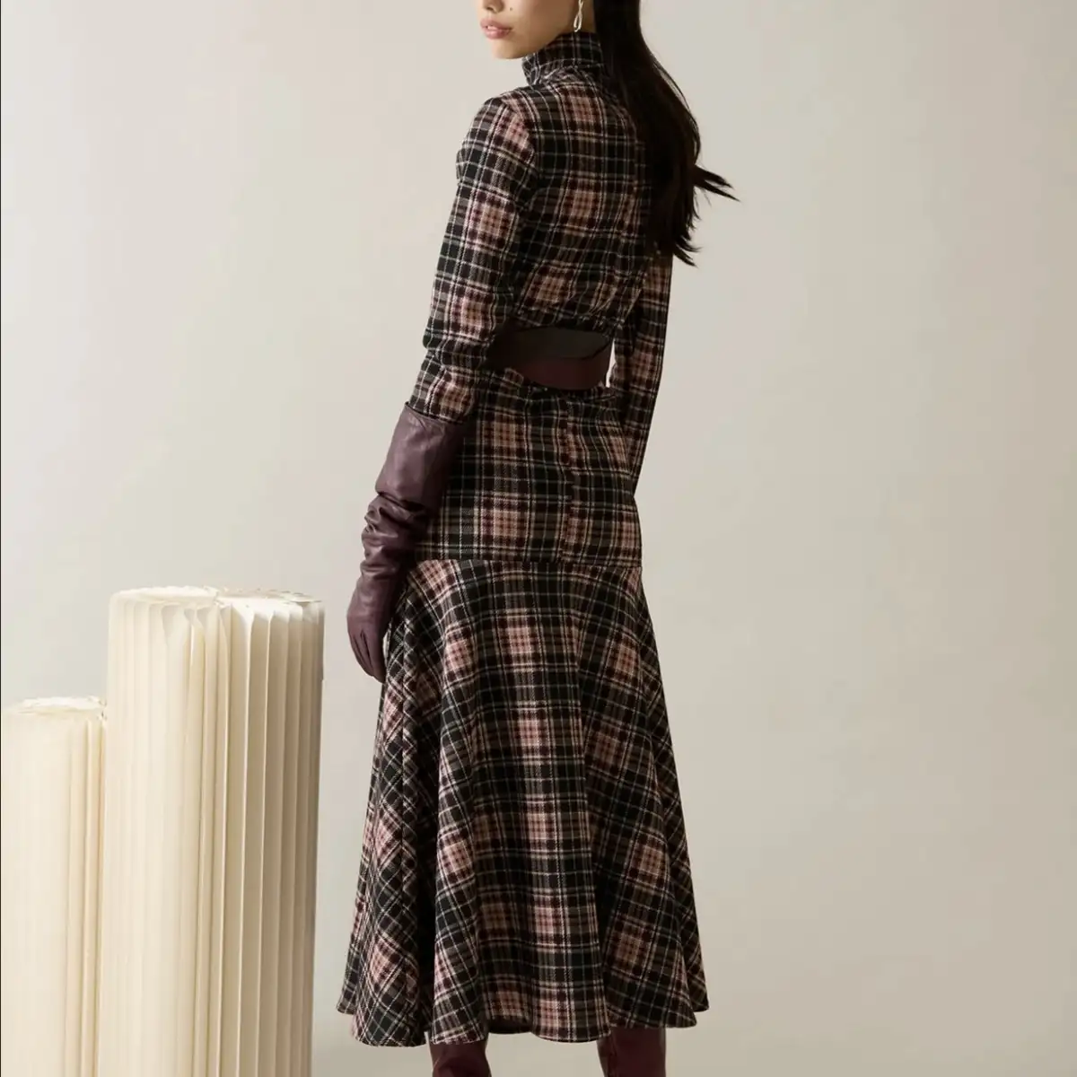 Robe carreau